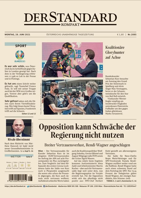 DER STANDARD Kompakt - 2021-06-28