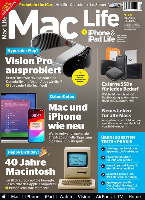 Mac Life Ausgabe 04/2024