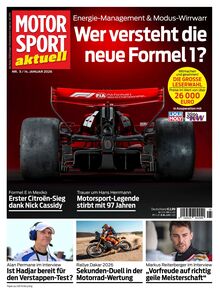 MOTORSPORT AKTUELL 2026-01-13