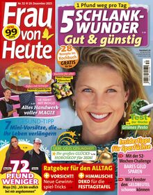 Frau von Heute Ausgabe 52/2025