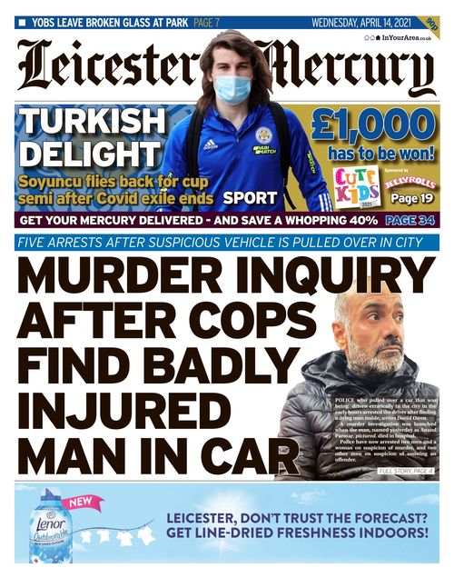 Leicester Mercury 2021 04 14