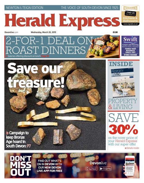 Herald Express Newton Abbot 20190320