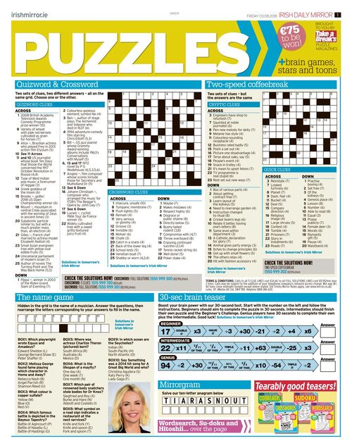 Irish Daily Mirror 20180803