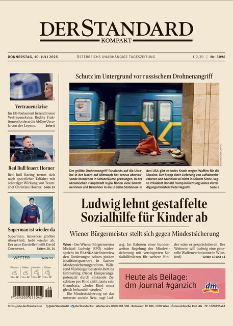 DER STANDARD Kompakt 2025-07-10