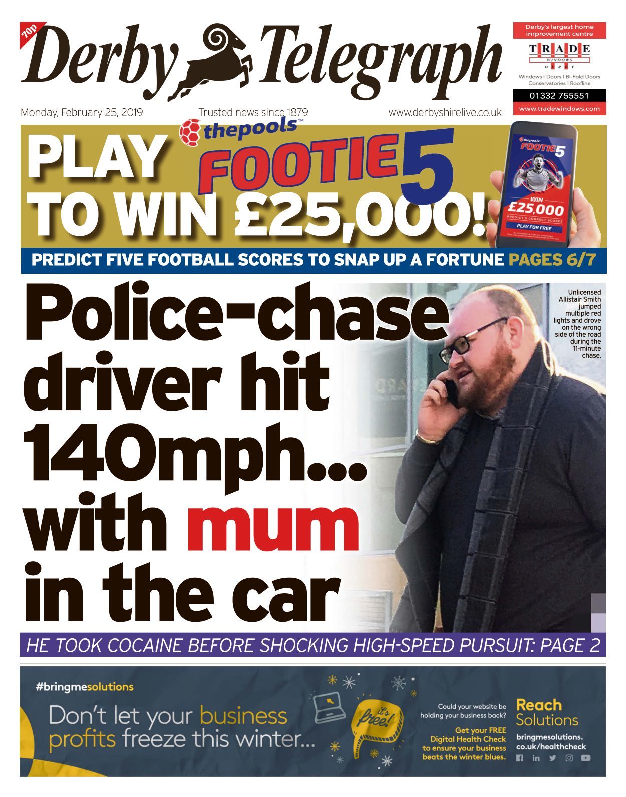 Derby Telegraph 20190225