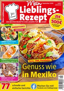Mein Lieblingsrezept Ausgabe 9/2026