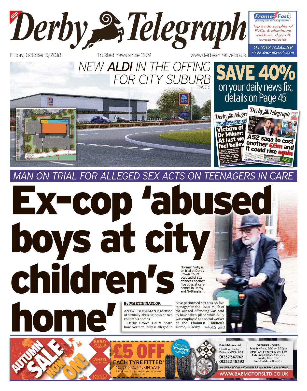 Derby Telegraph 20181005