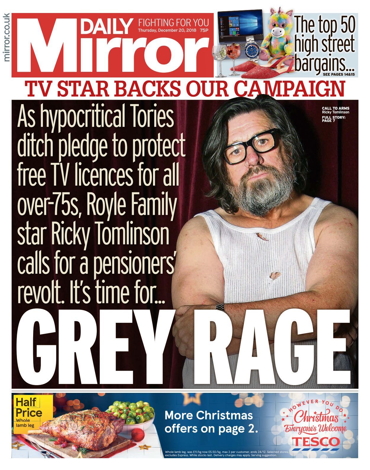 Daily Mirror 2018 12 20