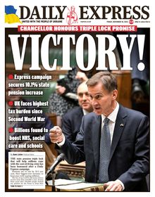 Daily Express Newspaper 2022-11-18