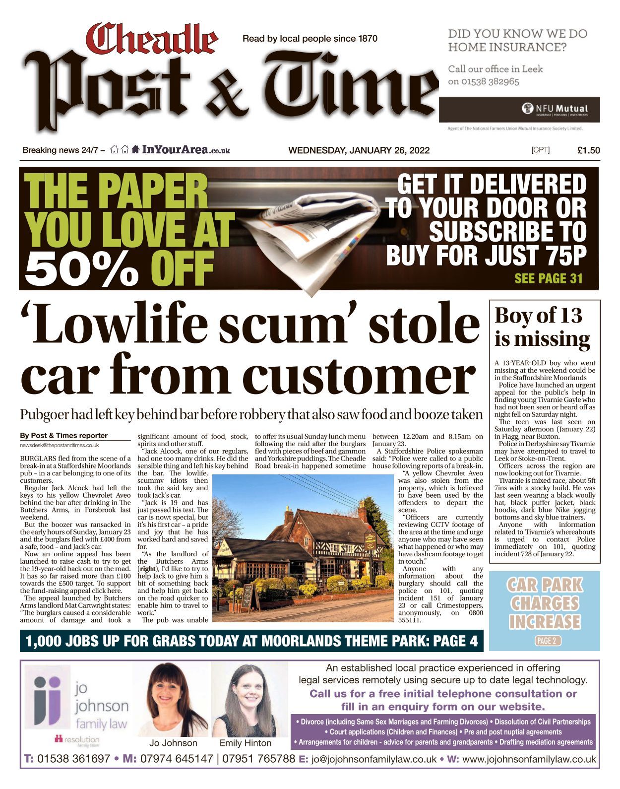 Cheadle Post And Times 20220126