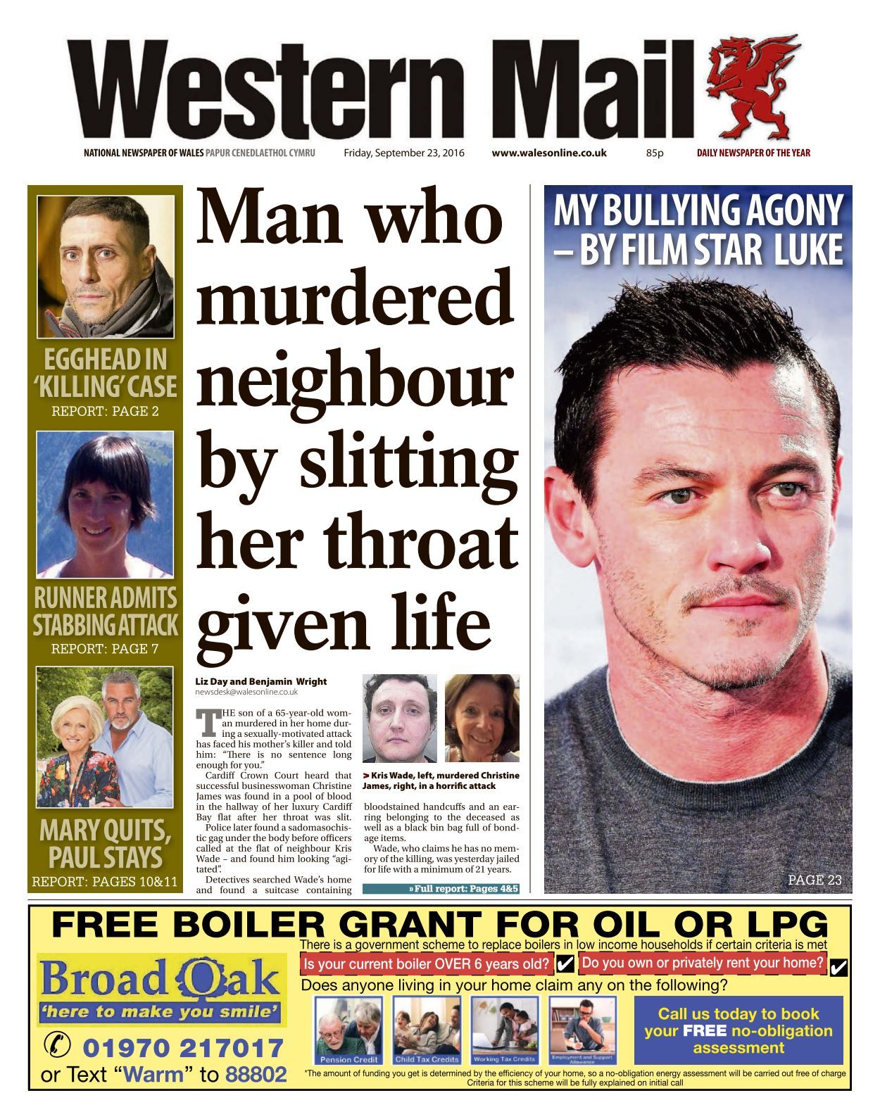 western mail 2016 09 23 western mail 2016 09 23