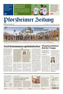 Pforzheimer Zeitung - Ausgabe Pforzheim 2025-11-13