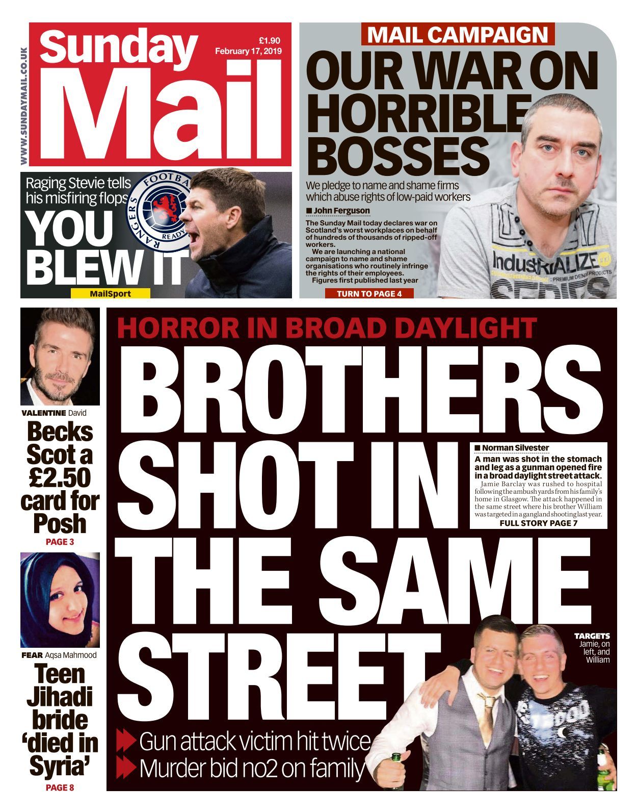 Sunday Mail: Scotland'S News - o7o8tm3