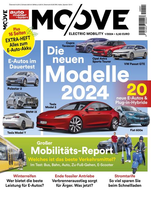 Auto Motor und Sport MOOVE Ausgabe 01/2024