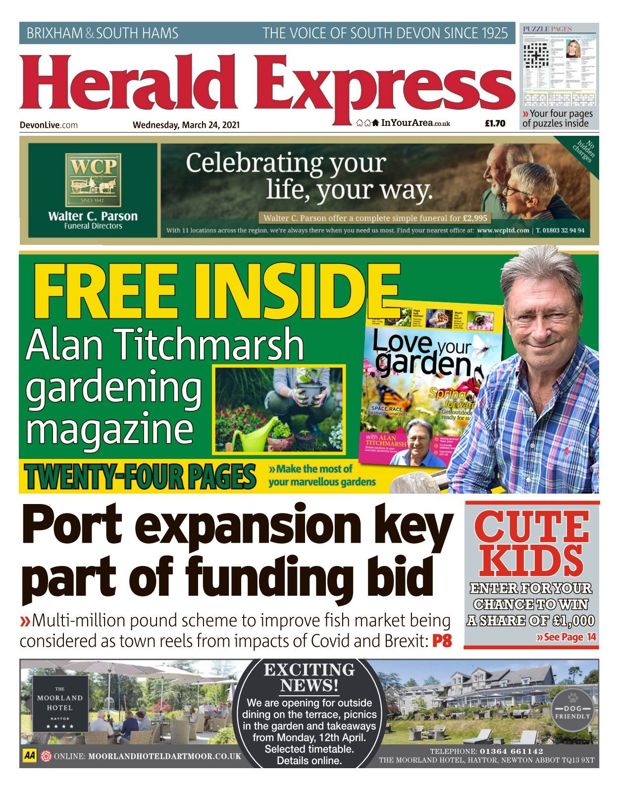 Herald Express Brixham 20210324