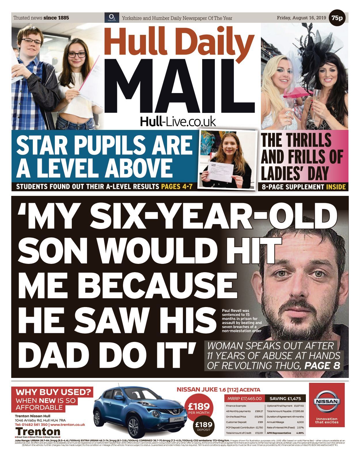Hull Daily Mail 20190816