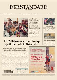 DER STANDARD Kompakt 2025-07-30