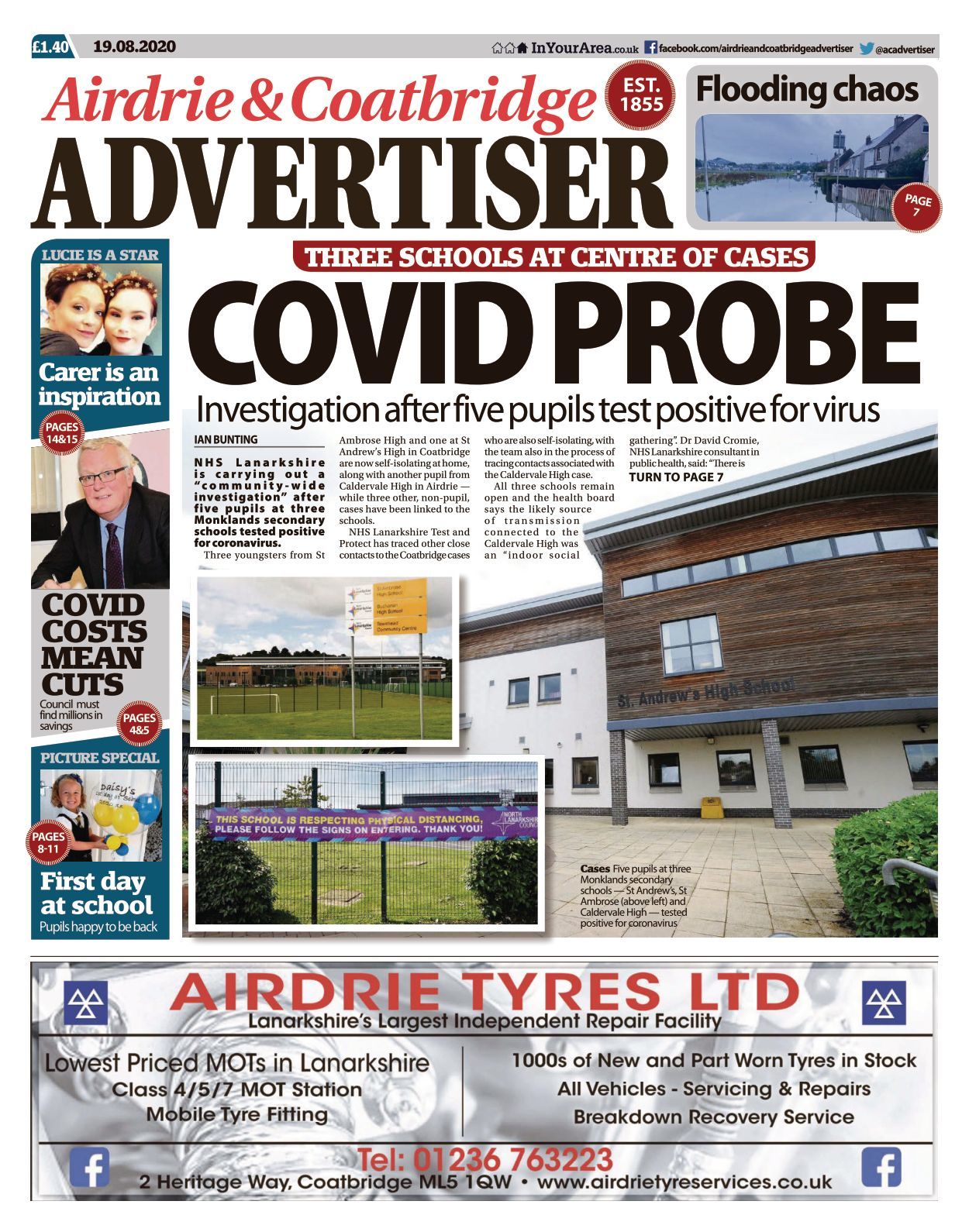 Airdrie & Coatbridge Advertiser 20200819