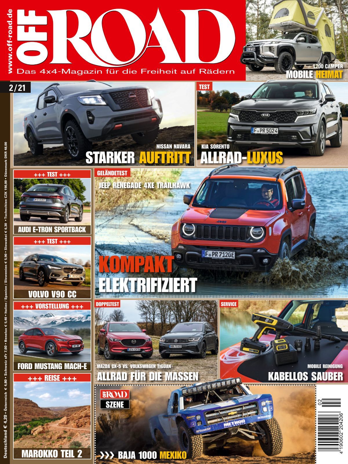 4x4 offroad zubehoer on Off Road Das 4x4 Magazin Fur Die Freiheit Auf Radern Ausgabe 02 2021