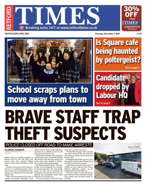 Retford Times 20191107