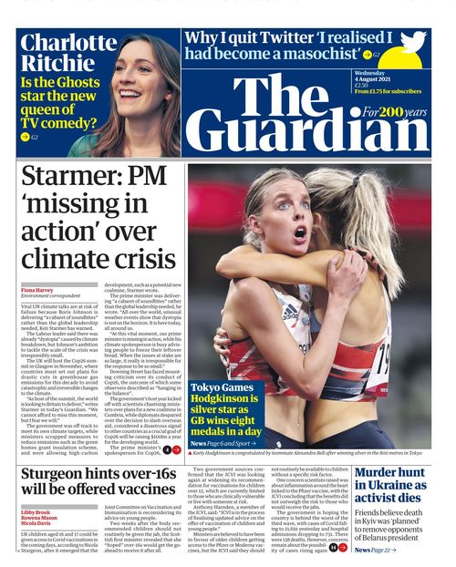 The Guardian 20210804