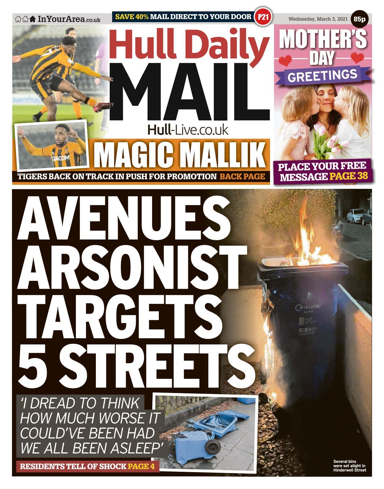 Hull Daily Mail 20210303