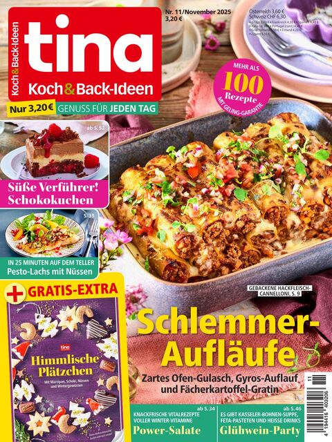 tina Koch und Backideen Ausgabe 11/2025