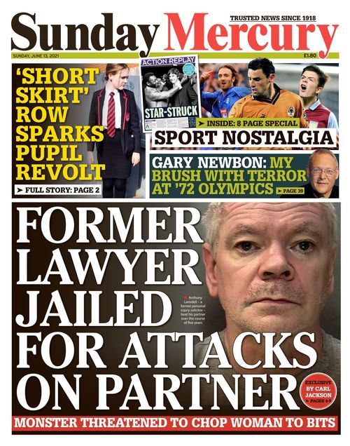 Sunday Mercury 2021 06 13