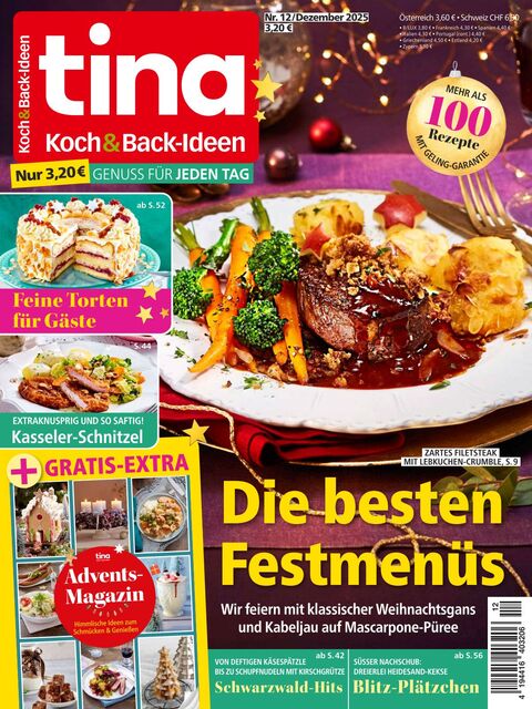 tina Koch und Backideen Ausgabe 12/2025