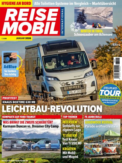 Reisemobil International Ausgabe 01/2026