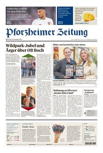 Pforzheimer Zeitung - Ausgabe Pforzheim 2025-12-31