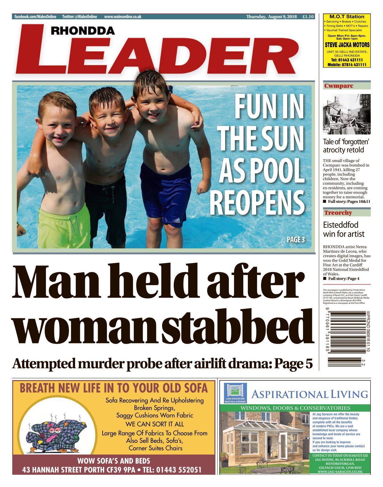 Rhondda Leader 20180809