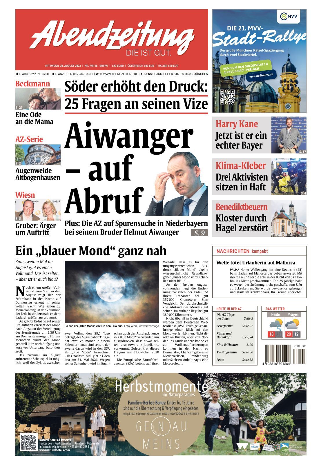 Abendzeitung - 2023-08-30