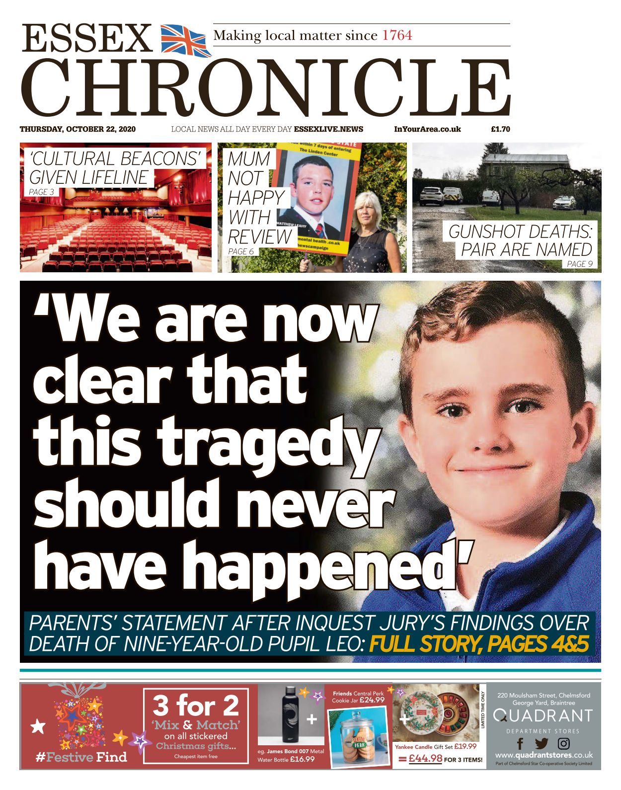 Essex Chronicle 20201022