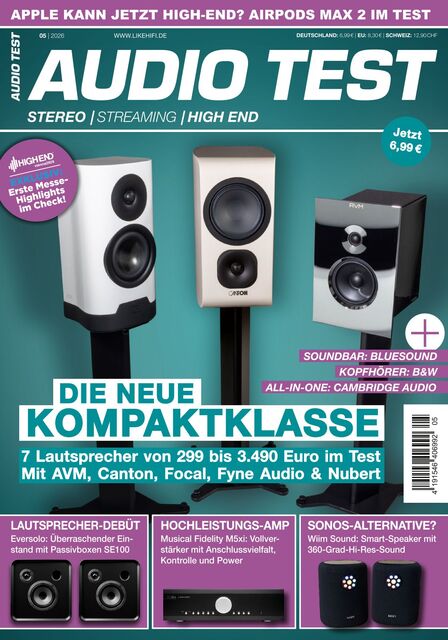 AUDIO TEST Ausgabe 05/2026