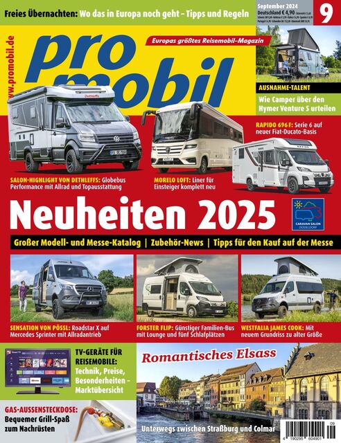 Promobil Ausgabe 09/2024