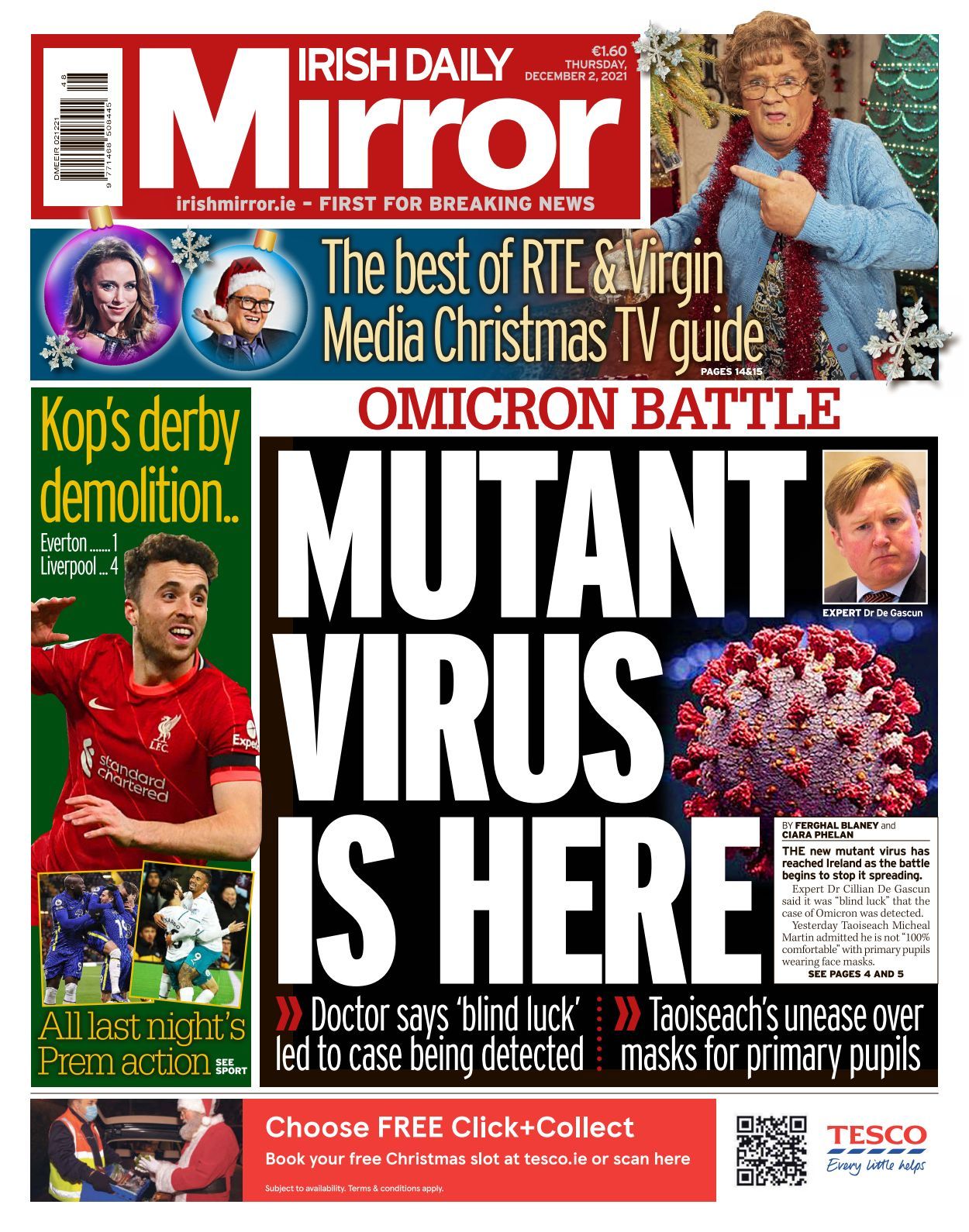 Irish Daily Mirror 2021 12 02