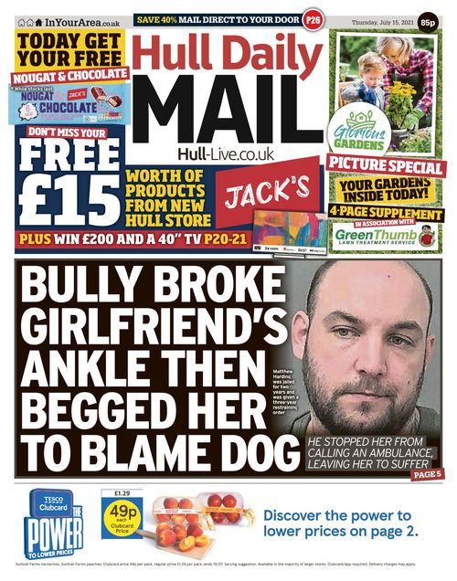 Hull Daily Mail 20210715