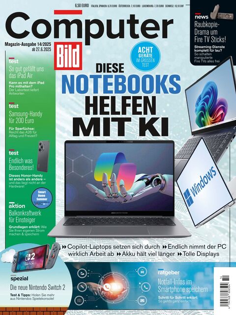 COMPUTER BILD Ausgabe 14/2025
