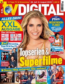 TV DIGITAL XXL Zeitschrift Ausgabe 16/2025