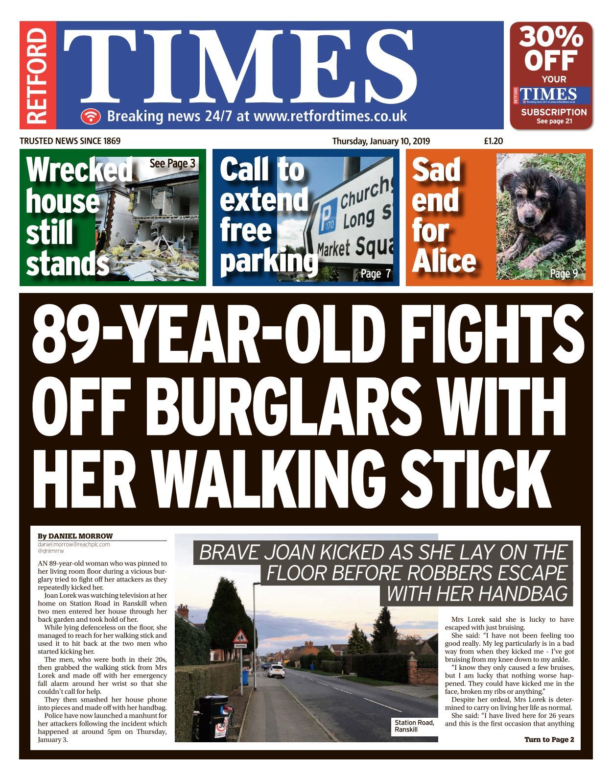 Retford Times 20190110