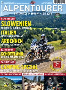 ALPENTOURER – Europas Motorrad-Tourenmagazin Ausgabe 03/2025