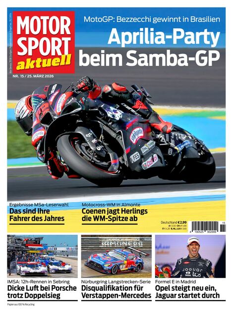 MOTORSPORT AKTUELL 2026-03-24