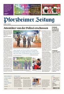 Pforzheimer Zeitung - Ausgabe Pforzheim 2026-07-27