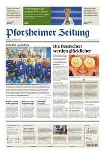 Pforzheimer Zeitung - Ausgabe Pforzheim 2025-10-28