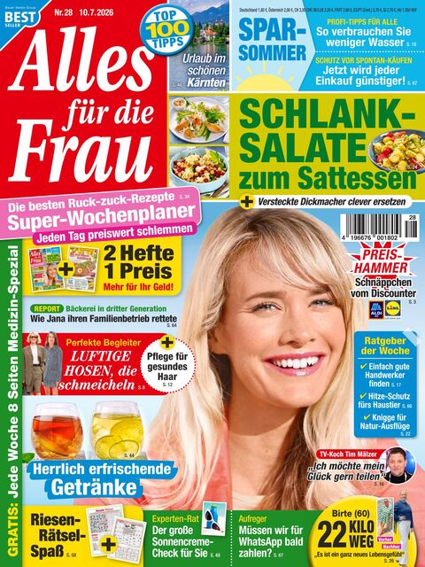 Alles für die Frau Ausgabe 28/2026