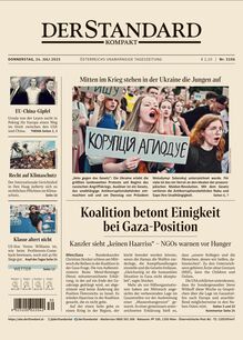 DER STANDARD Kompakt 2025-07-24