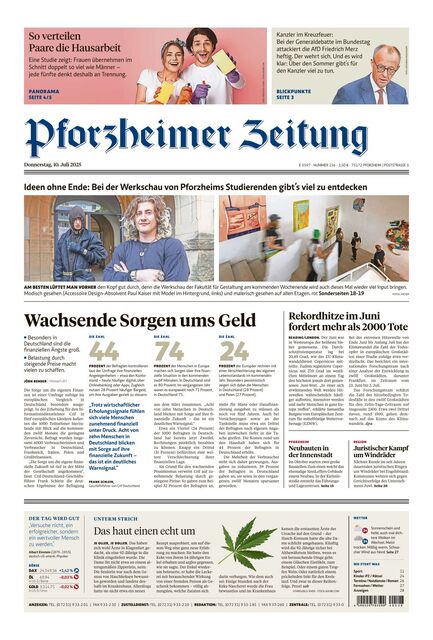 Pforzheimer Zeitung - Ausgabe Pforzheim 2025-07-10