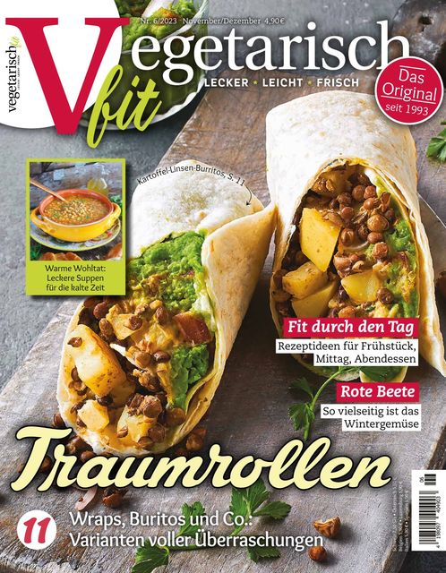 Vegetarisch fit Ausgabe 06/2023