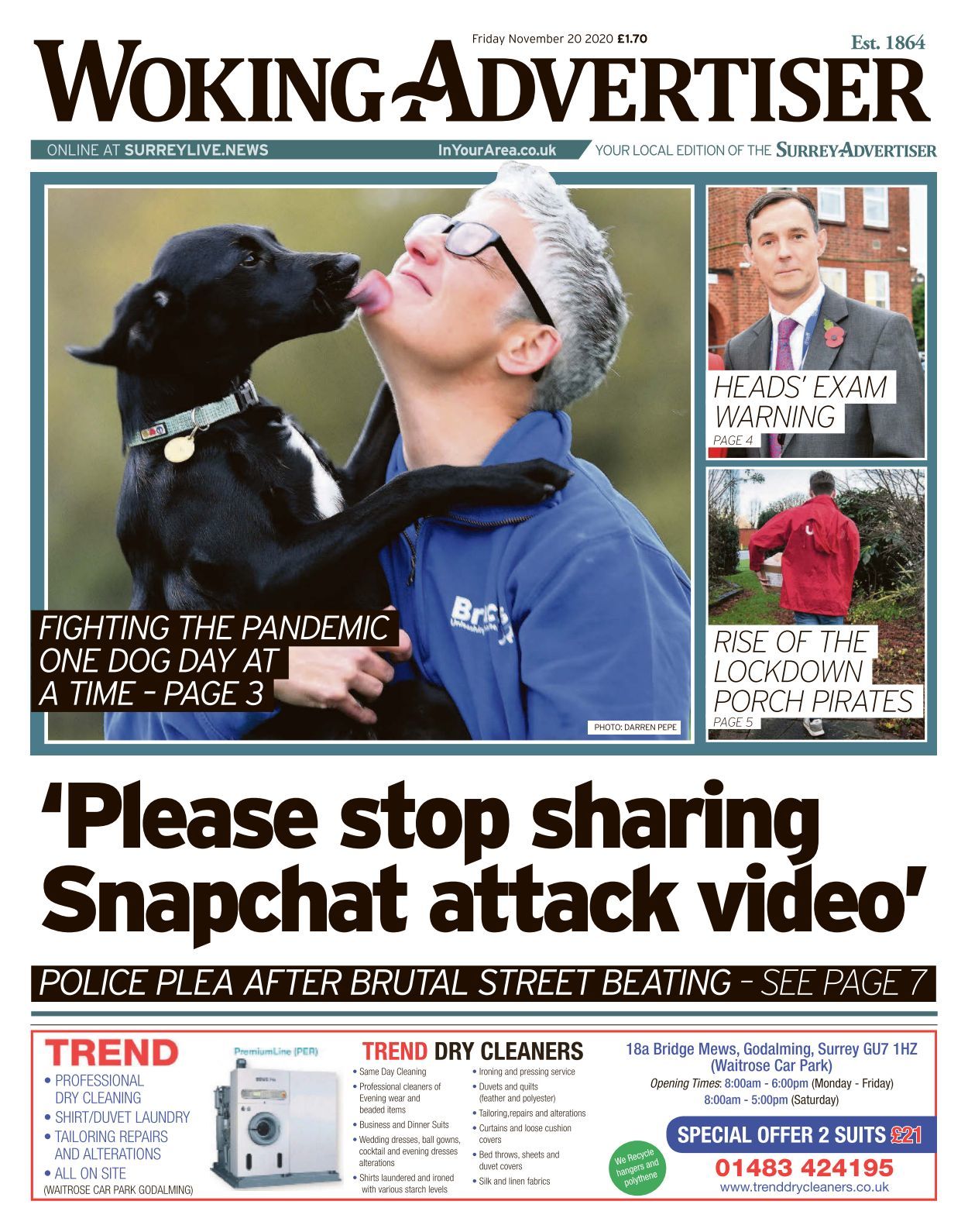Surrey Advertiser Woking 2020 11 20 Surrey Advertiser Woking 2020 11 20